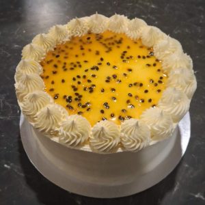 Vanilla & Passionfruit Cake